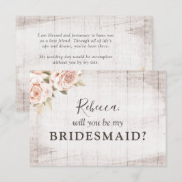 Rustige Rozen met rotsbruin  Kaart