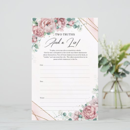 Rustige rozen ponies twee waarheden en een leugen (Staand voorkant)