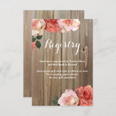 Rustige Rozen | Vrijgezellenfeesten Kaarten invoeg (Voorkant / Achterkant)