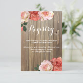 Rustige Rozen | Vrijgezellenfeesten Kaarten invoeg (Staand voorkant)