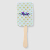 Rustige Rozen Wedding Suite Reception Party Handwaaier (Voorkant)