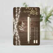 Rustige RSVP-kaarten Kaart (Staand voorkant)