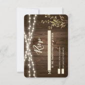 Rustige RSVP-kaarten Kaart (Voorkant)