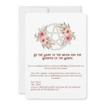 Rustige Sage Bloemen Pentakel Verjaardag