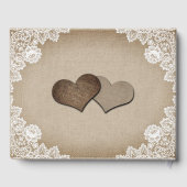 Rustige  samenloop en zonnebloempjes gastenboek (Achterkant)