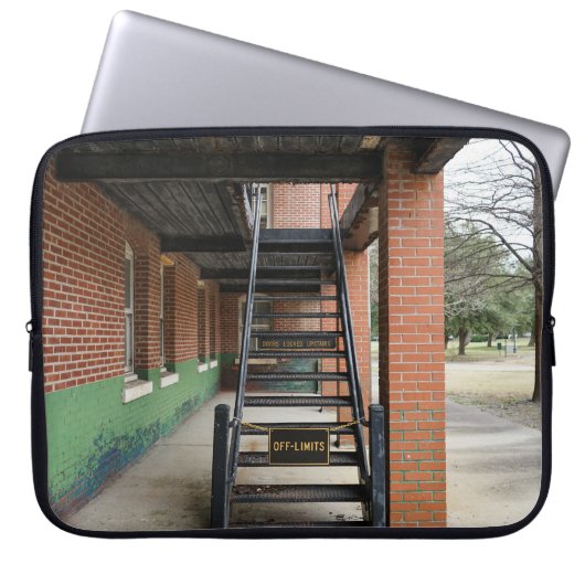 Rustige scène op Fort Monroe Laptop hoesje Laptop Sleeve (Voorkant)