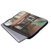 Rustige scène op Fort Monroe Laptop hoesje Sleeve (Voorkant onderkant)