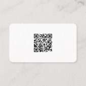 Rustige Schapenboerderij LOGO QR-code  Visitekaartje (Achterkant)