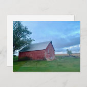 Rustige Schilderachtig verdringerige oude schuur Briefkaart (Voorkant / Achterkant)