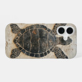 Rustige Schildpadreis iPhone 16 Hoesje (Achterkant horizontaal)