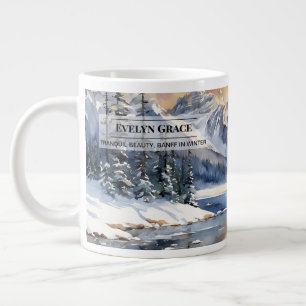Rustige schoonheid, Banff in de winter – grote mok