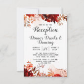 Rustige schoonheids-Floral-grens afgevuurd weddens Kaart (Voorkant)