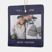 Rustige schrijfmachine blauw | Foto van Merry en M Keramisch Ornament (Links)