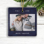 Rustige schrijfmachine blauw | Foto van Merry en M Keramisch Ornament