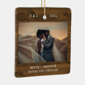 Rustige schrijfmachine Brown | Foto van Merry en M Keramisch Ornament (Rechts)