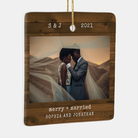 Rustige schrijfmachine Brown | Foto van Merry en M Keramisch Ornament (Rechts)