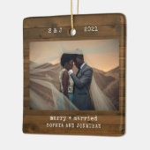 Rustige schrijfmachine Brown | Foto van Merry en M Keramisch Ornament (Links)