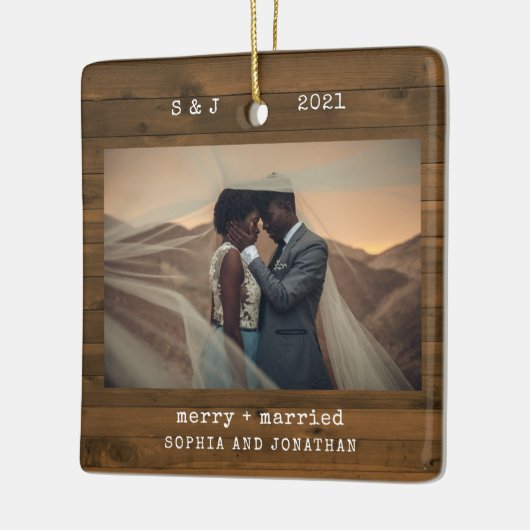 Rustige schrijfmachine Brown | Foto van Merry en M Keramisch Ornament (Links)