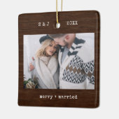 Rustige schrijfmachine | Foto van Merry en Married Keramisch Ornament (Links)