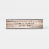 Rustige schuur bureau naambordje (Voorkant)