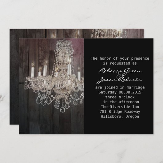 Rustige schuur- en kroonkandelaarster kaart (Voorkant / Achterkant)