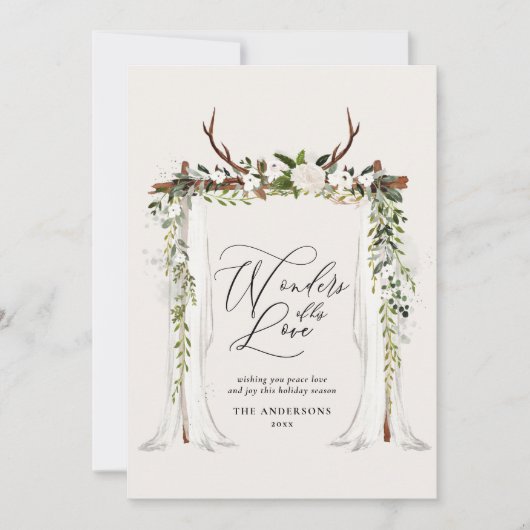 Rustige schuur met bladerbladeren met bladerdak ch save the date (Voorkant)