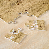 Rustige schuur Ohio.Kerstgroeten Legpuzzel (Zijkant)