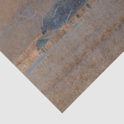 Rustige  Sepia Grunge Texture Barn Tissuepapier (Detail)