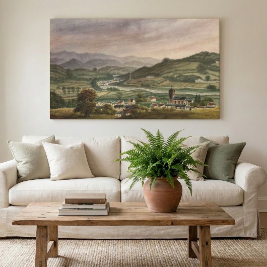 Rustige Sereniteit: "Builth" door Alphonse Doussea Canvas Afdruk