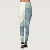Rustige sereniteit van Mountain Lake Leggings (Achterkant)