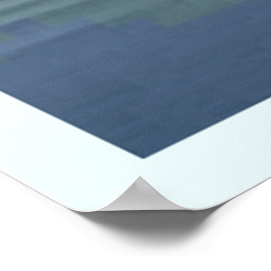 Rustige sereniteit van Mountain Lake Poster (Hoek)