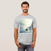 Rustige sereniteit van Mountain Lake T-shirt (Voorkant volledig)