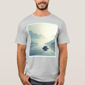 Rustige sereniteit van Mountain Lake T-shirt (Voorkant)