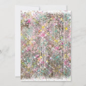 *~* Rustige Shabby Rainbow Distress Wood Kaart (Achterkant)