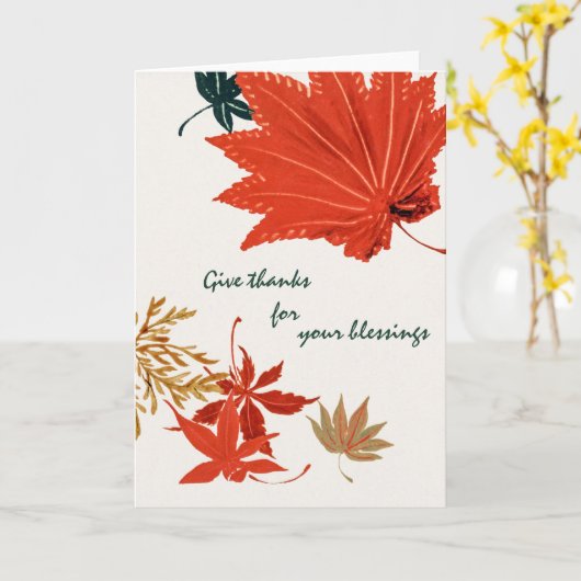 Rustige Sinaasappels en goudhoudende Bedankt Kaart (Gele Bloem)