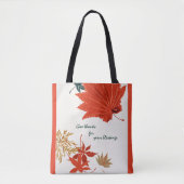 Rustige Sinaasappels en goudhoudende Bedankt Tote Bag (Voorkant)