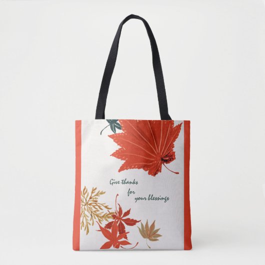 Rustige Sinaasappels en goudhoudende Bedankt Tote Bag (Voorkant)