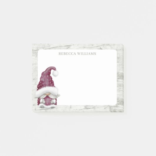 Rustige Sjabloon kerstgrint Post-it® Notes (Voorkant)