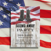 Rustige sloeber van het leger die weggaat kaart