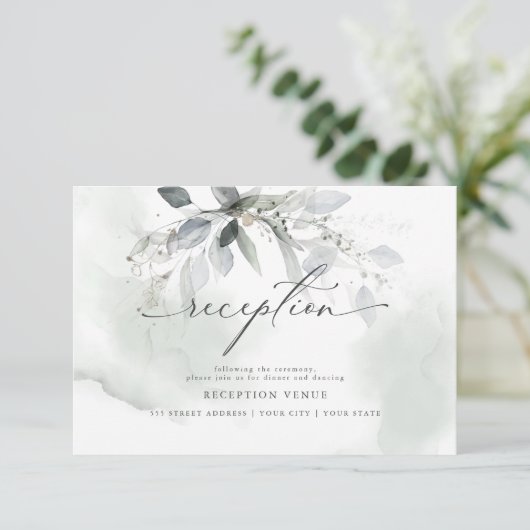 Rustige slokdarm Waterverf Kaart (Staand voorkant)