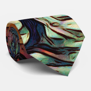 Rustige sneeuwwinterboom stropdas