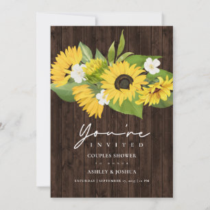 Rustige soonbloem Bouquet Wedding Couples Shower Kaart