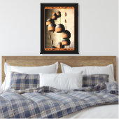 Rustige Southwest Spiraled Wind Chime still Life Canvas Afdruk (Insitu (Slaapkamer))