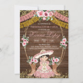 Rustige Spaanse roze roet Charra Tres Anos Kaart (Voorkant)