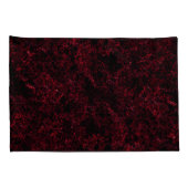 Rustige sponsachtige rode achtergrond kussensloop (Achterkant-Rechts)