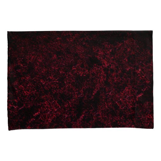 Rustige sponsachtige rode achtergrond kussensloop (Voorkant-Rechts)