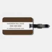 Rustige sport | Boxing Bagagelabel (Achterkant horizontaal)