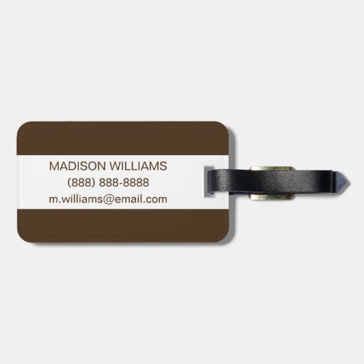 Rustige sport | Boxing Bagagelabel (Achterkant horizontaal)