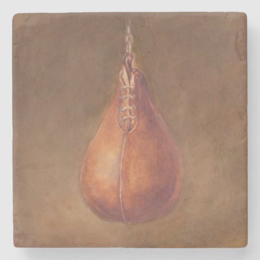 Rustige sport | Boxing Stenen Onderzetter (Voorkant)