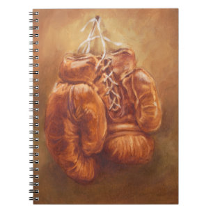 Rustige sport   Boxinghandschoen Notitieboek